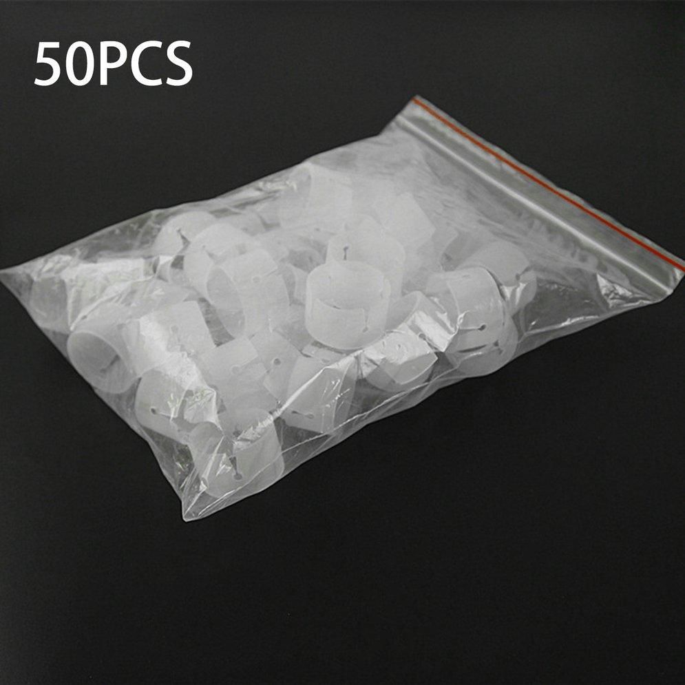 LALA 50pcs Balloon Rings Plastic Lock Buckle Arch Folder Convenient Clip Connector