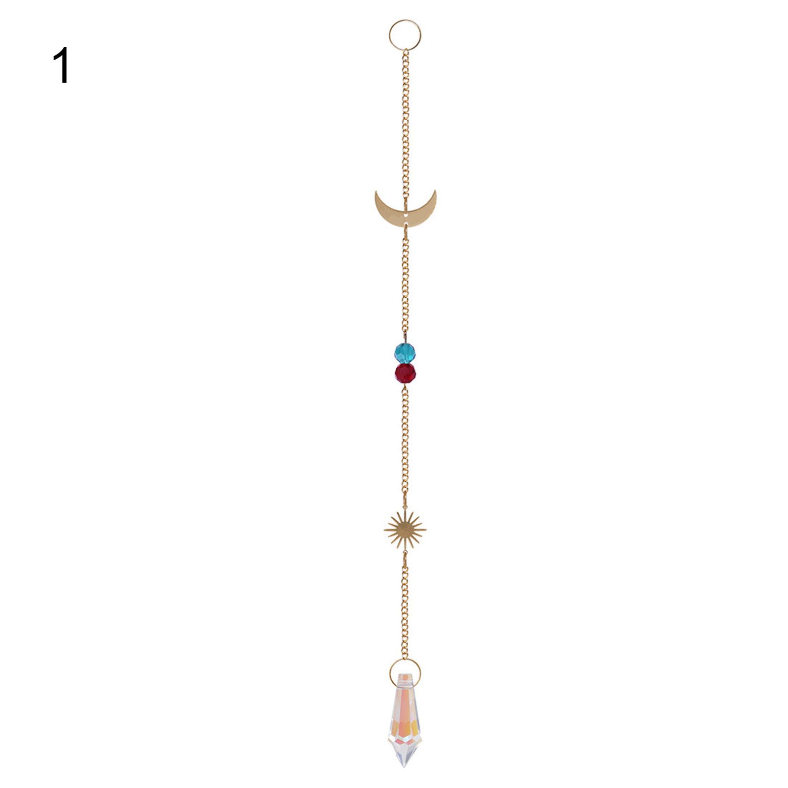 Sun-catcr Ornament High Hardness Metallic Star Moon Sun-catcr Ornament Wind Chimes