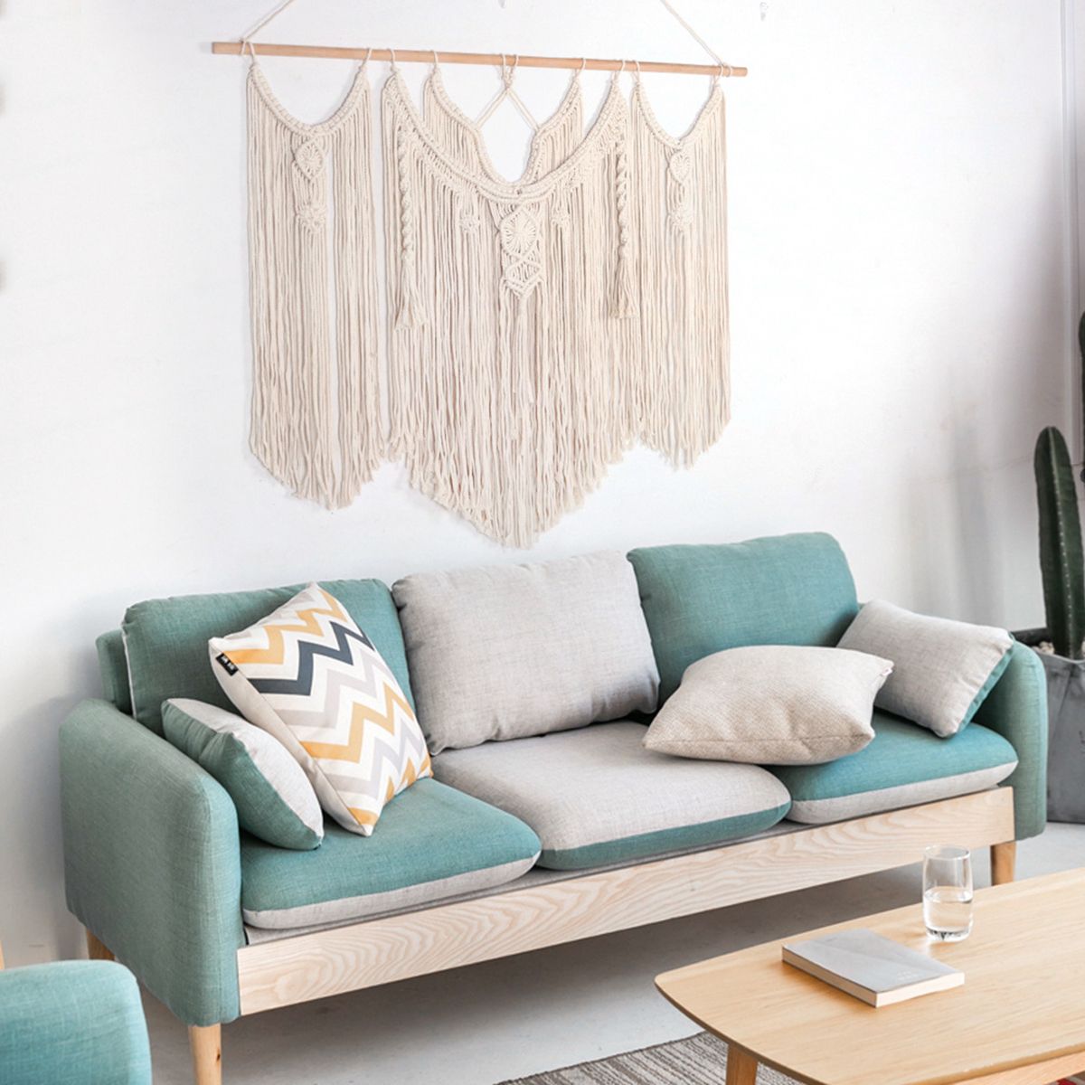Geometric Art Decor Backdrop Wall Hanging Tapestry 100x80CM Bohemian Curtain Blanket Home Decor
