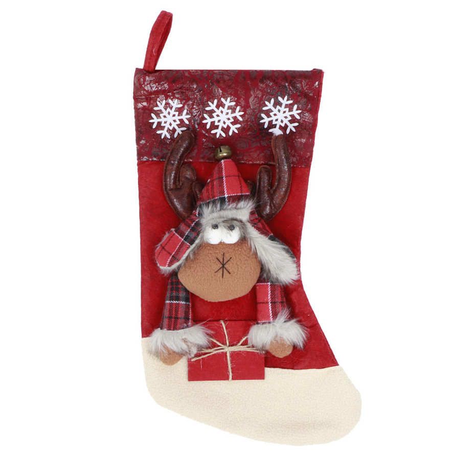 Himeng La Hanging Christmas Holiday Stockings Sock Gift Bag Pendant Decoration