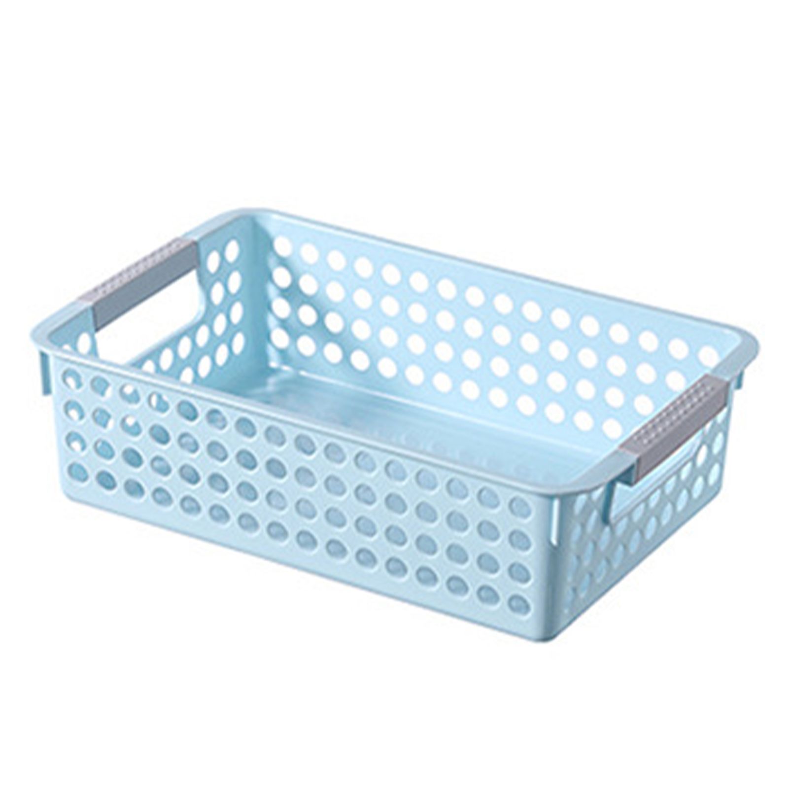 Desktop Organizer with Handle Rounded Edge Desktop Basket