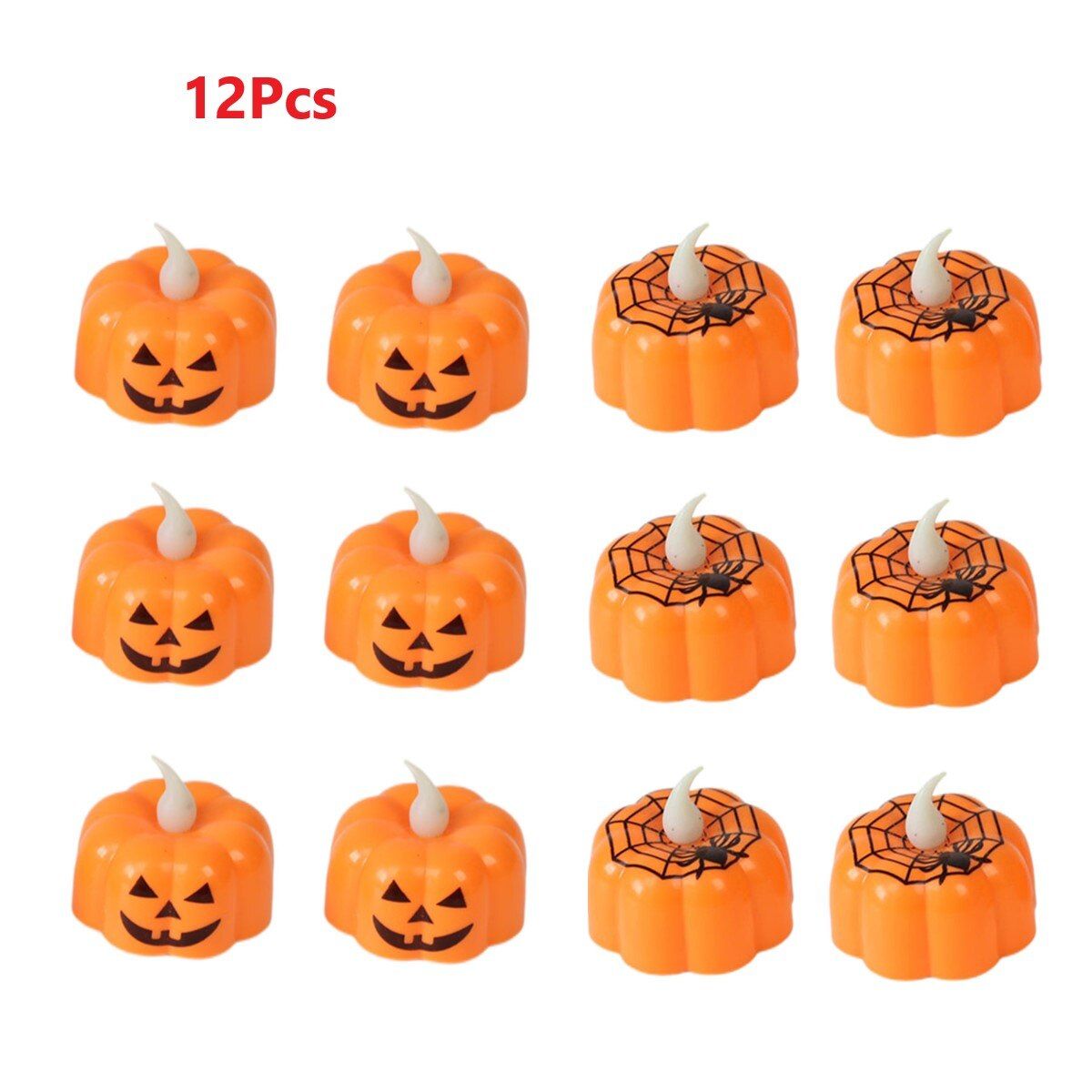 Pumpkin Candle Light Halloween Party Supplies LED Lights Lantern Lamp Ornaments Props Halloween Decoration for Home Party