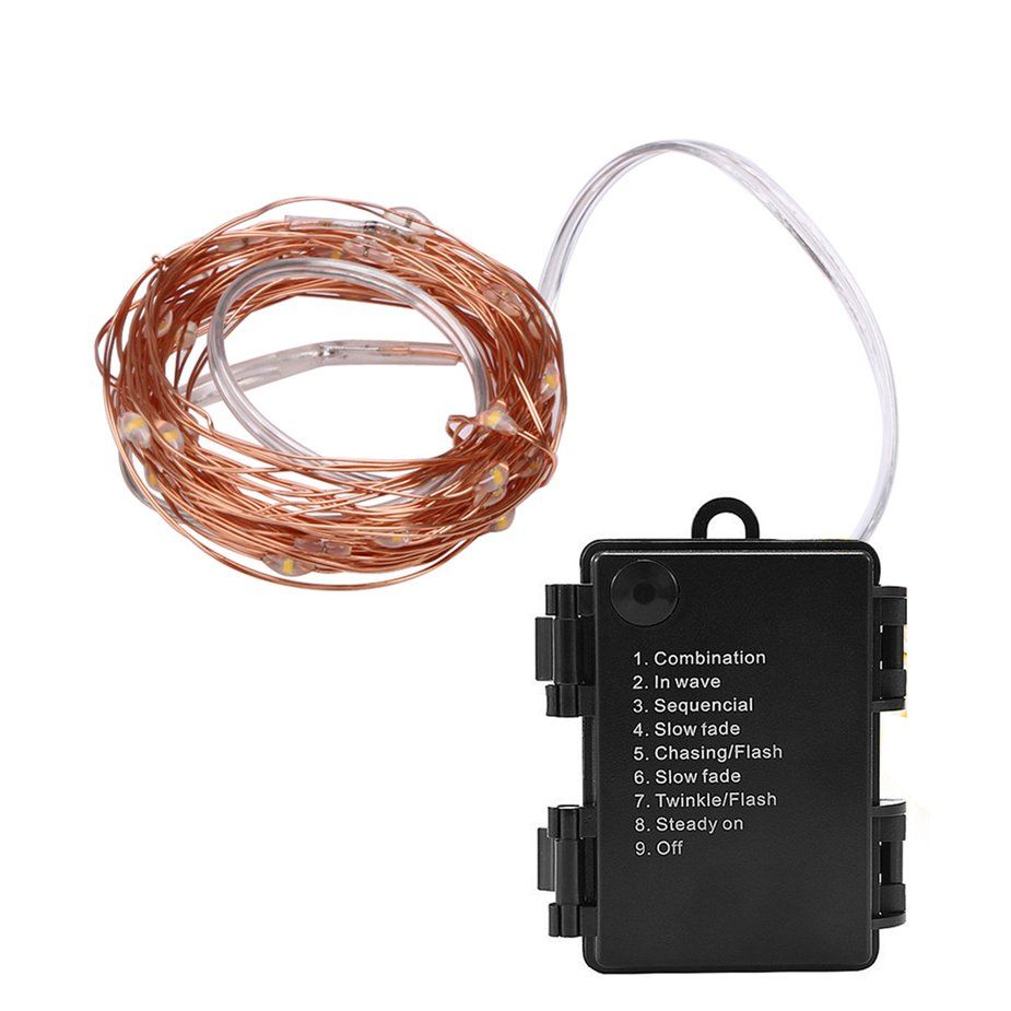 Stable Light Outdoor Led Lamp Home Decor Copper Wire String Light