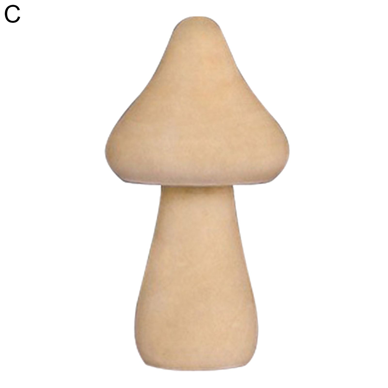 Wood Mushroom Decor Wear-resistant cro Lacape Decor Mushroom Figurine