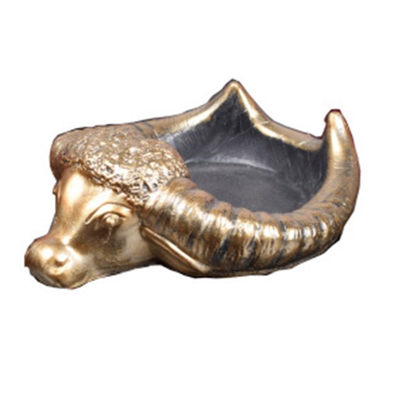 Retro Cow Ashtray Home Living Room Desktop Practical Creative Personality Storage Decoration Christmas Gift aurum