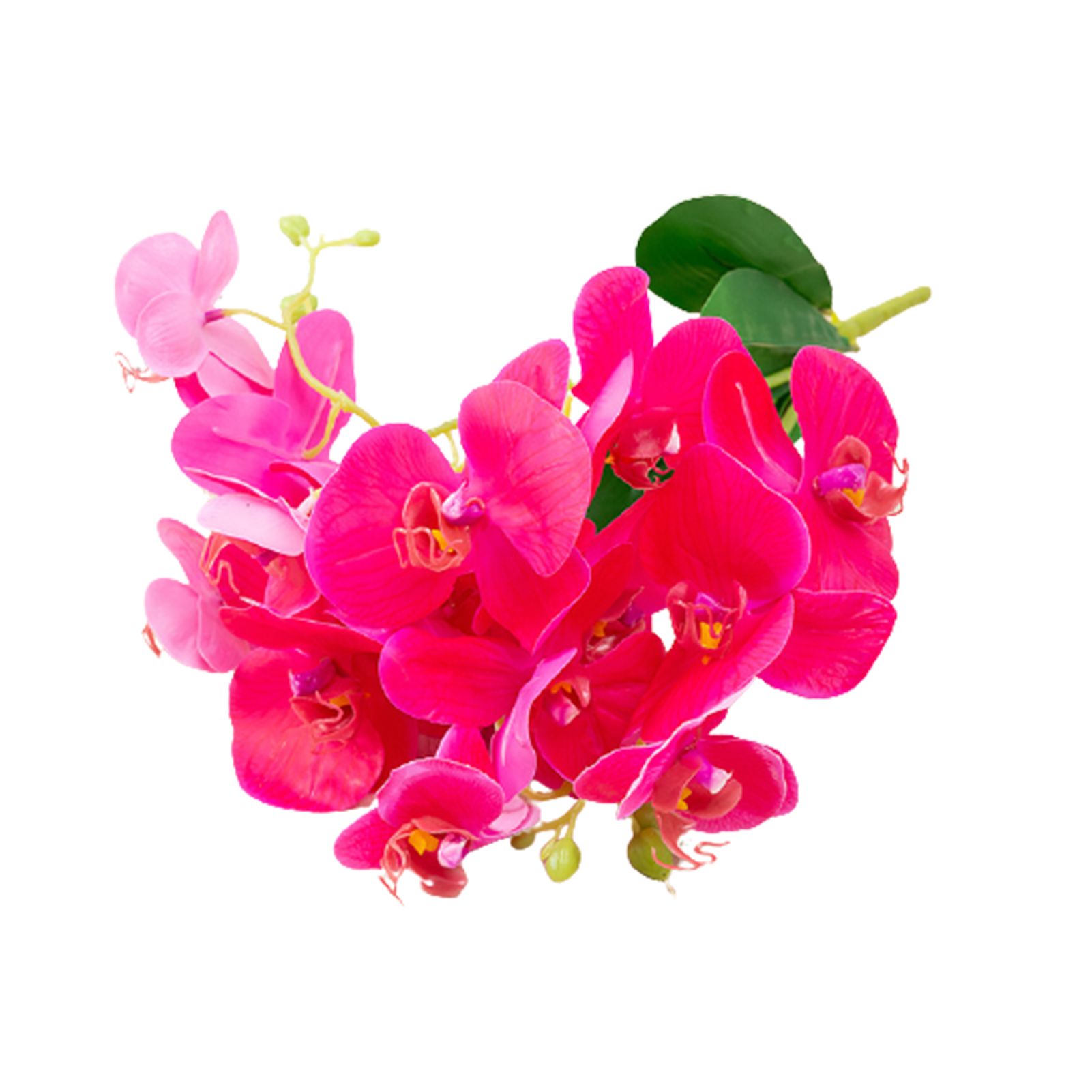 False Flower istic Looking 15 Heads Fake Butterfly Orchid Flower