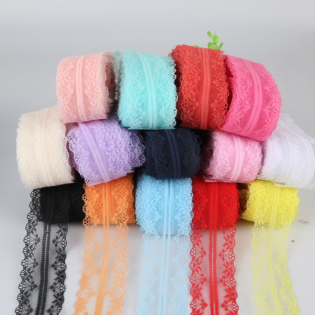 10 Yards/Roll Polyester Lace Decorative Packing Material 4cm Home Decor