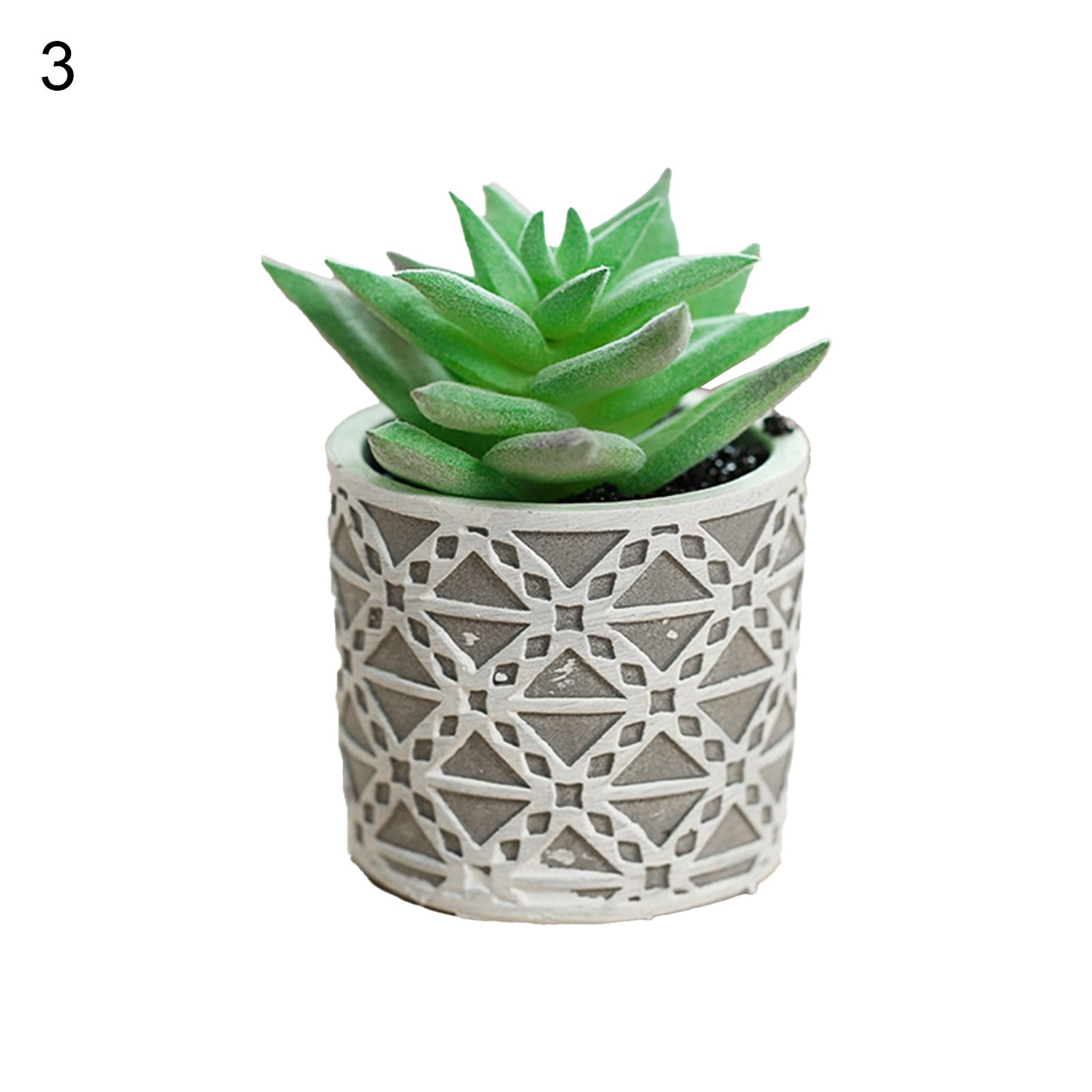Fake Plant Decor Simulated Realistic Assorted Artificial Succulent Potted Plant
