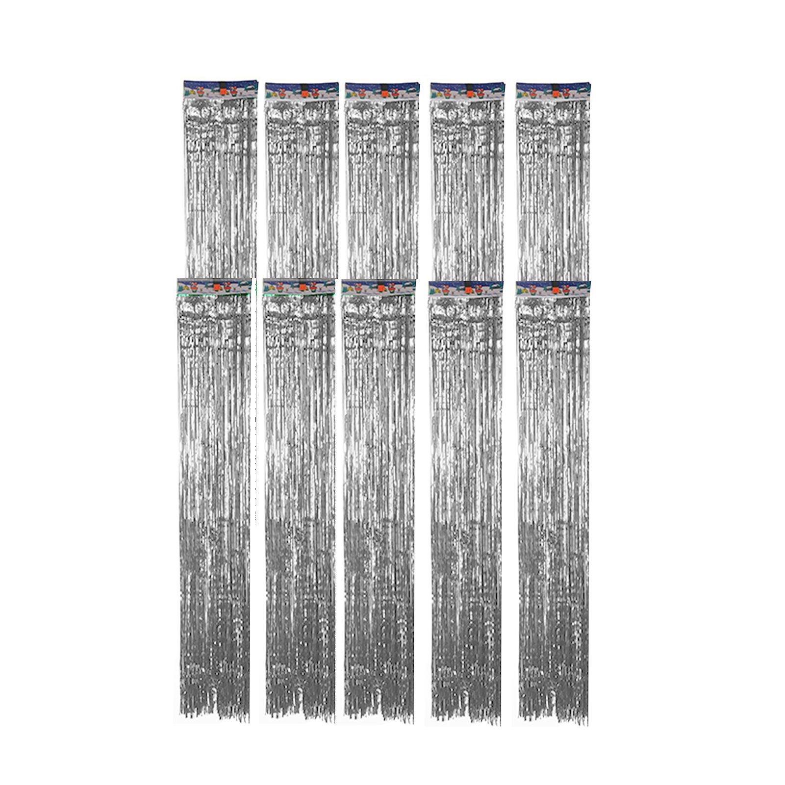 10Pcs/Set Rain Silk Curtain Minimalistic Easy to Use PVC Wedding Rain Silk Curtain for Stages Background