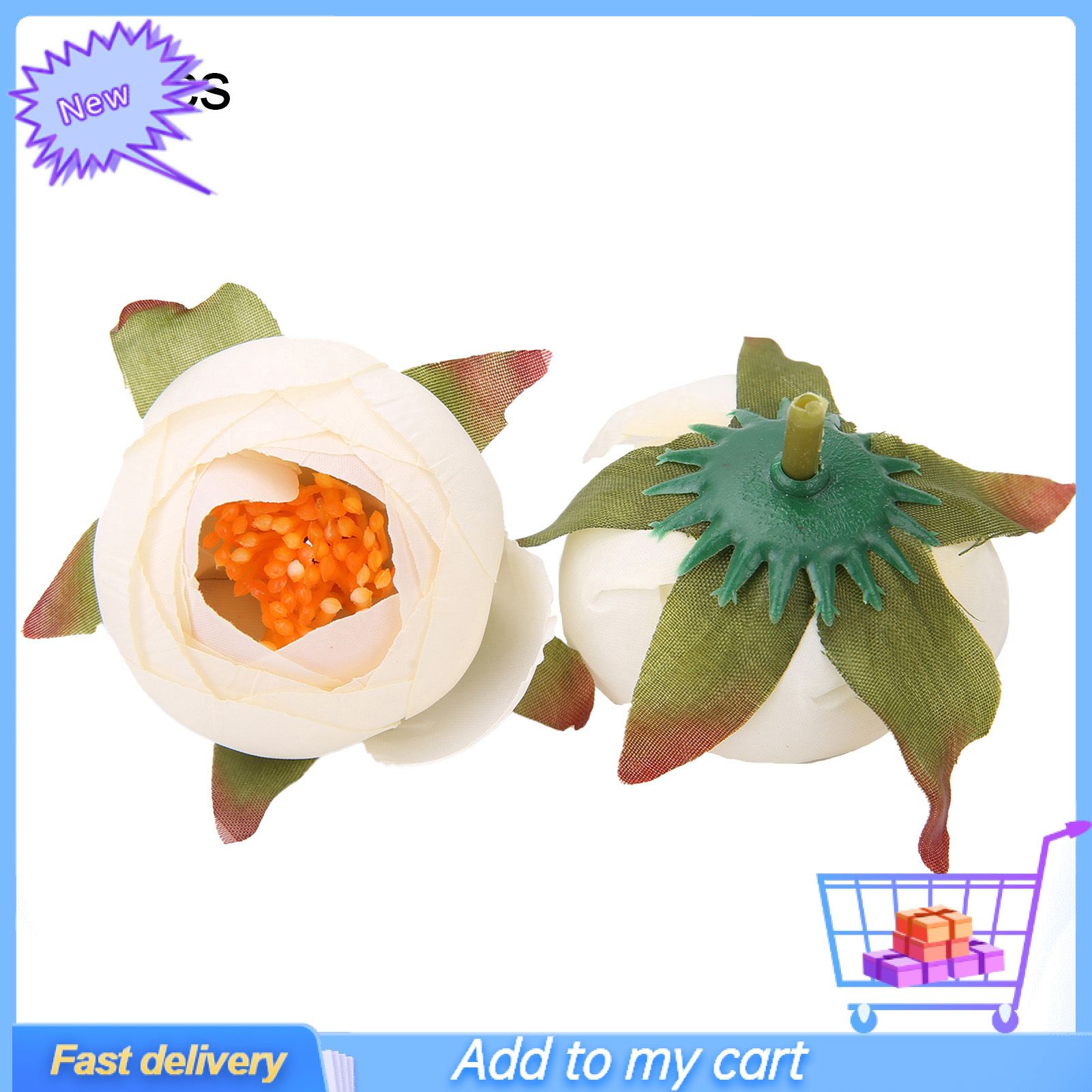 1 Set Vivid Artificial Flower Visual Effect  Silk Flower Multi-use All Match  Flower for Home