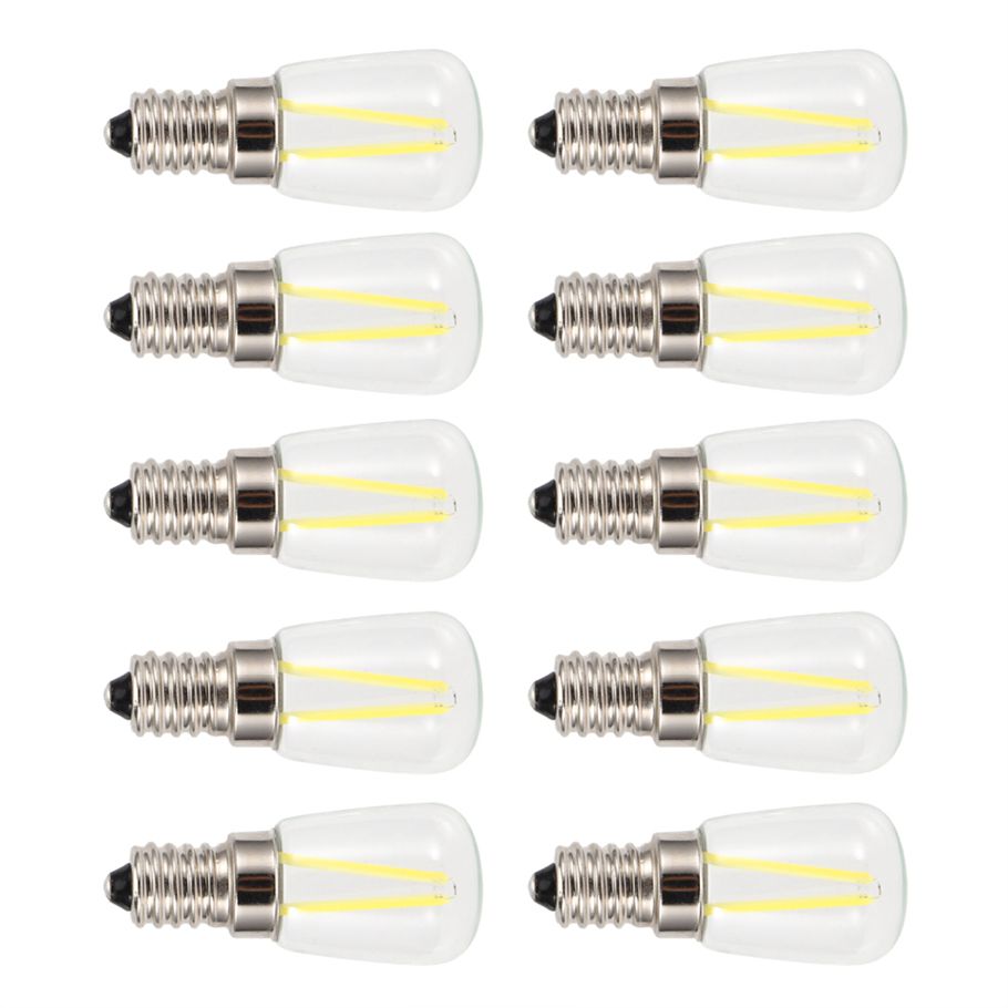 10PCS Mini Dimmable E14 LED Light Bulb 1.5W 110V For Chandelier Wall Lamp ZI