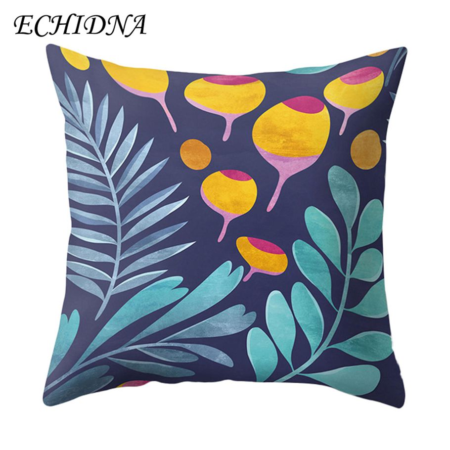 ECHIDNA low Cover Soft-touching Zipper Cushion Case