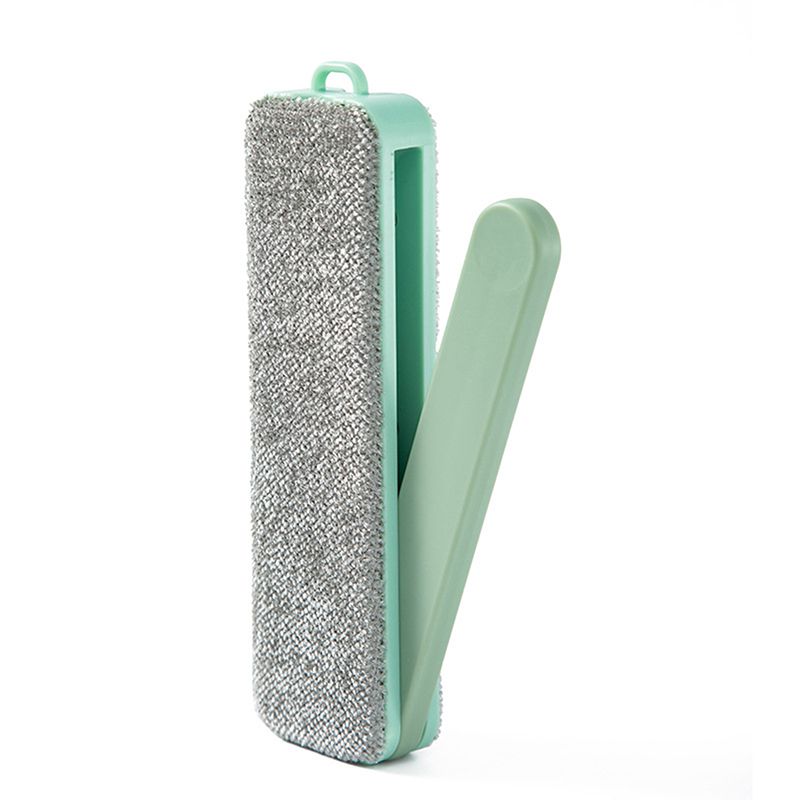 Foldable storage Clothes electrostatic hair removal brush pet dog bristles artifact clothes removal brush double-sided bristles