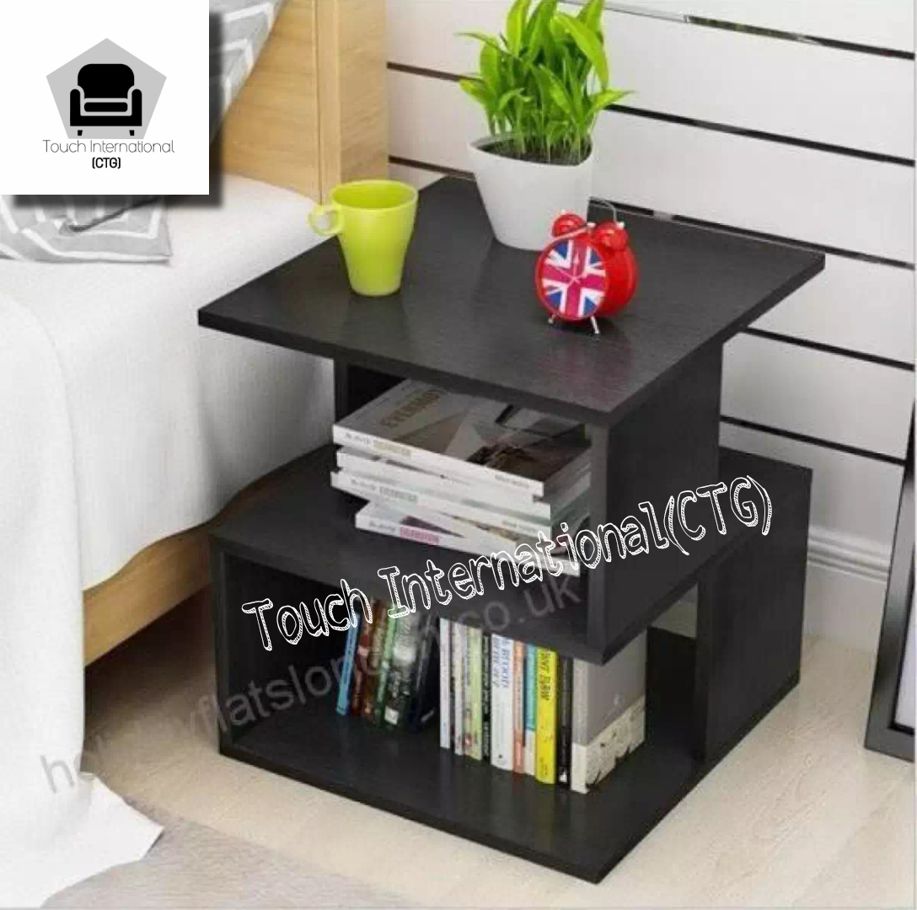 Side table melamine board/Height 24inch,Length 18inch and Deep 18inch