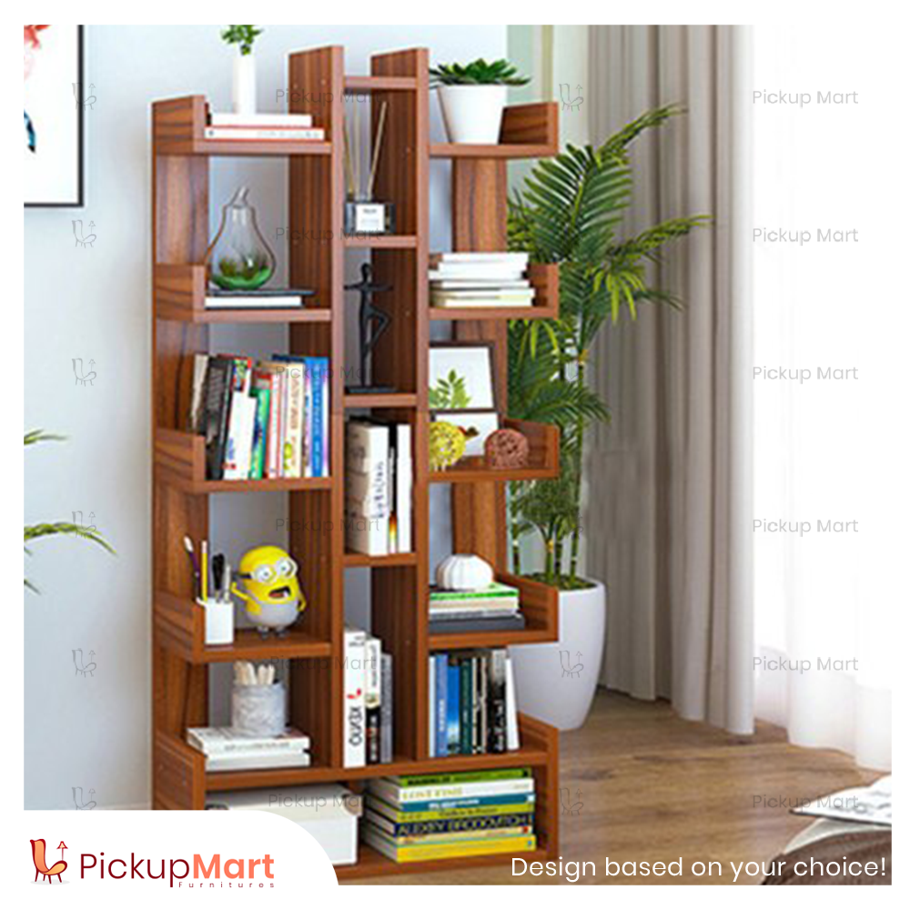 Laminated Board Book Shelf | Showpiece Rack | Living Room furniture | BS - 86