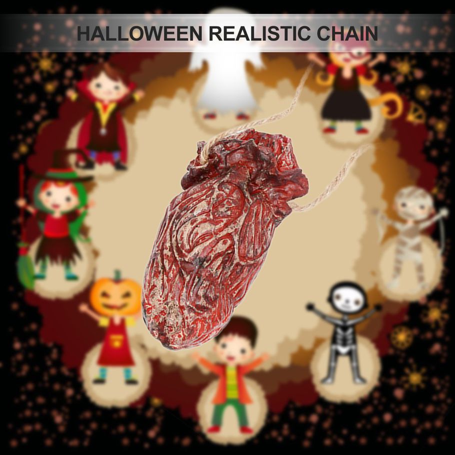 MA Halloween Decoration Props Realistic Broken Hand Broken Chain