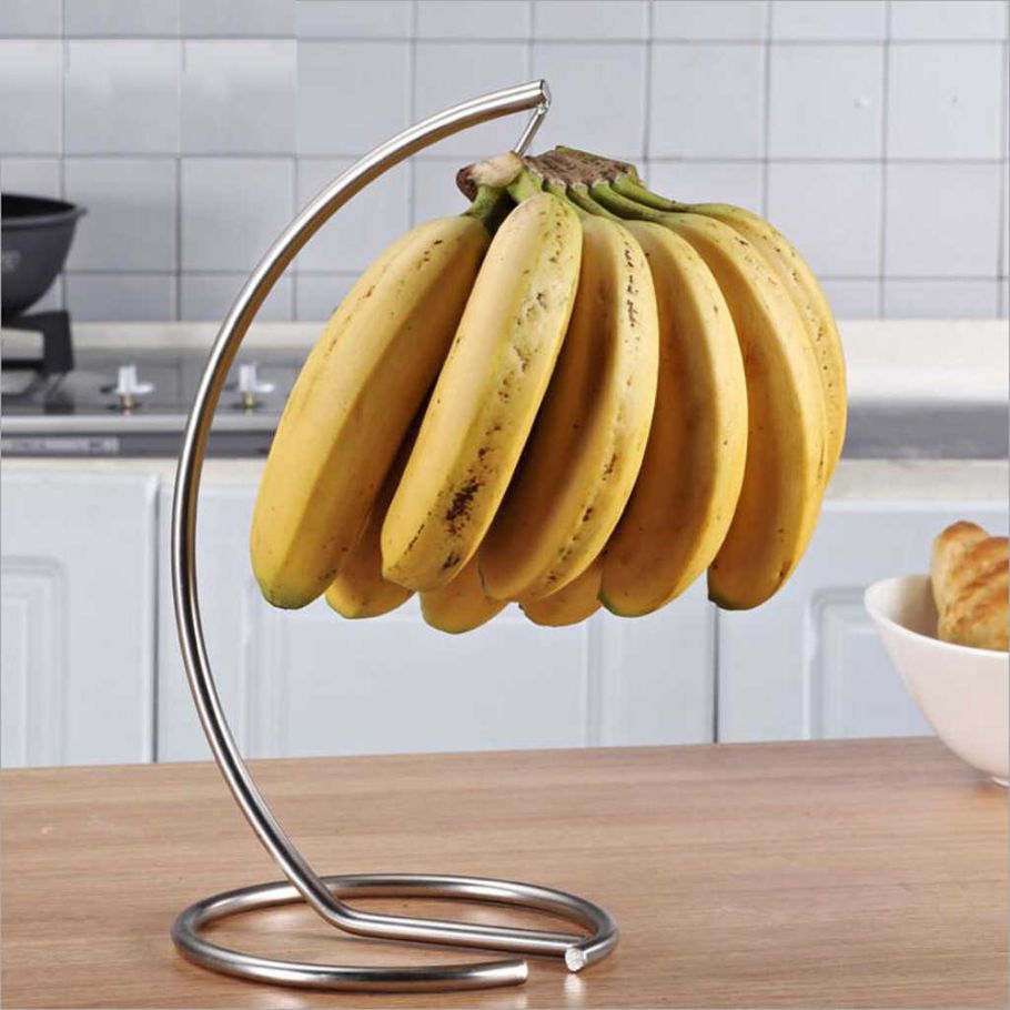 Banana Stand Holder Iron Banana Stand, Banana Hanger With Hook For Kitchen Counter