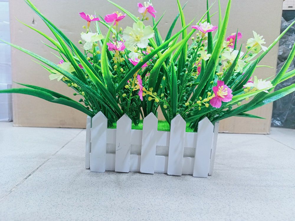 Planters Artificial Flower with Plastic