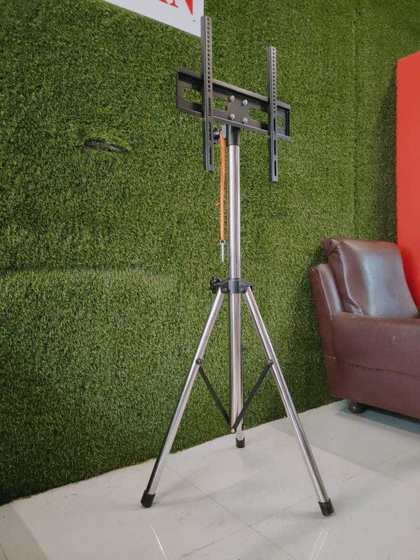 audiovan Heavy Duty Stainless Steel Movable Studio Led Stand Full Motion TV Mount