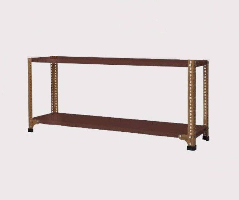 Spacious Heavy-duty power Coating Rack size18X36X37 2 shv...Darkchocolate color Luggage Rack