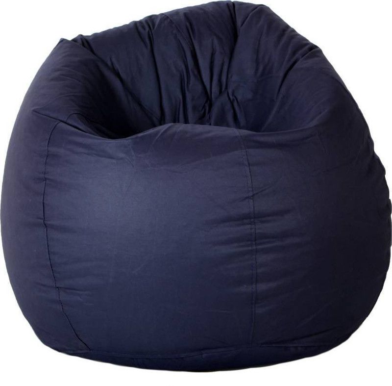 CaddyFull XXL Tear Drop Bean Bag Cover (Without Beans)  (Blue)