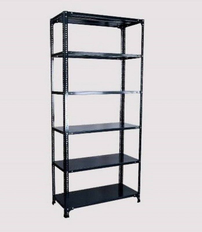 Spacious Heavy Duty Luggage Rack with Extra weight capacity in per shelves 20gauge shv 14gauge Angle Dimension 12X24X87 6shv (Color Full Grey ). Luggage Rack