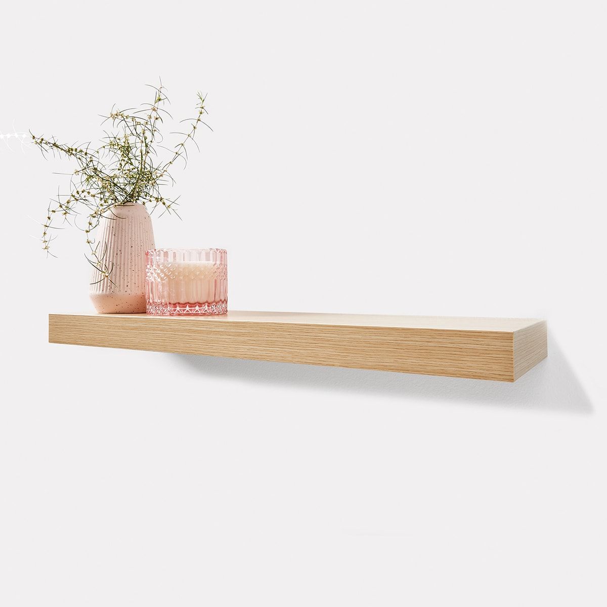 Oak Look Floating Shelf