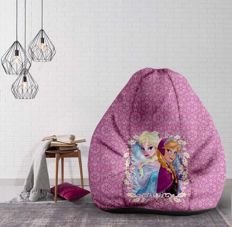 HEIMDEKOR XL Tear Drop Bean Bag Cover (Without Beans)  (Multicolor)
