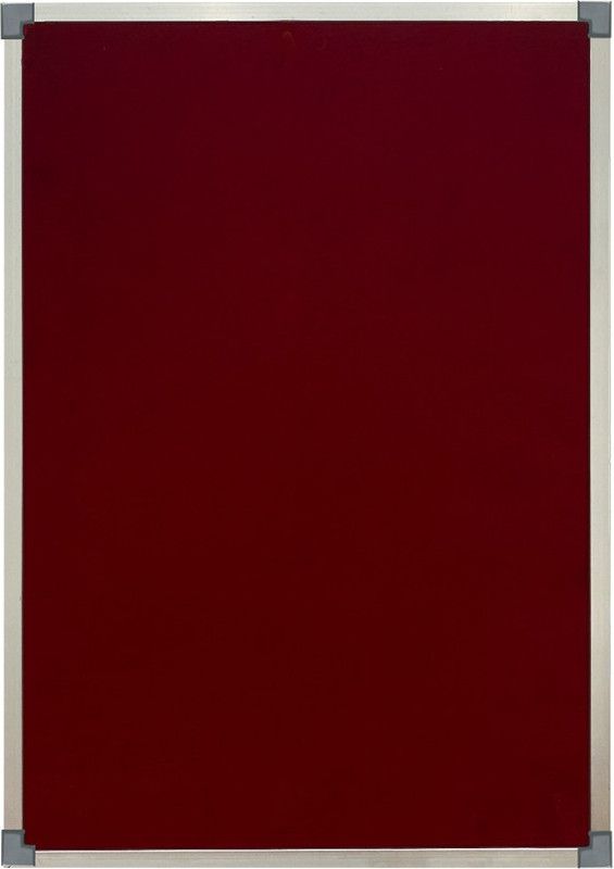 Alkosign Platinum 3x4 FT Maroon Notice Board/Pin Board/Display Board for School & Office Notice Board  (120 cm 90 cm)