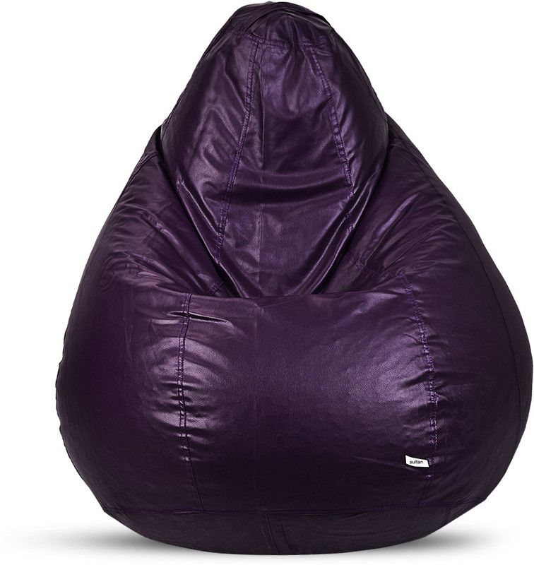 Sultaan XXXL Tear Drop Bean Bag Cover (Without Beans)  (Maroon)