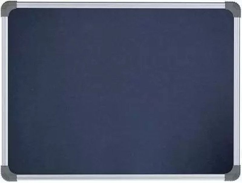 ABD 1 by 1.5 ft. Blue Solid Framed Notice Board Pinup Notice Board  (30 cm 45 cm)