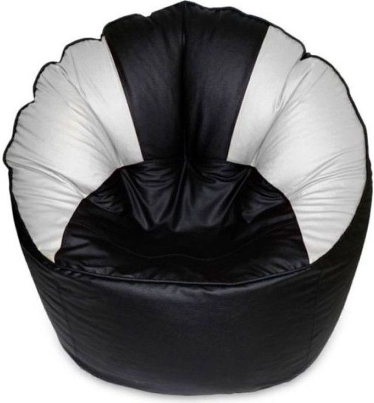 InkCraft XXXL Tear Drop Bean Bag Cover (Without Beans)  (Multicolor)
