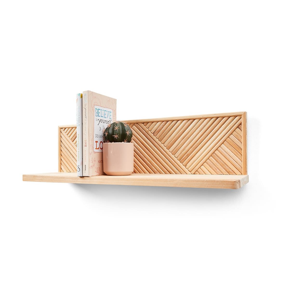 Embossed Wooden Shelf