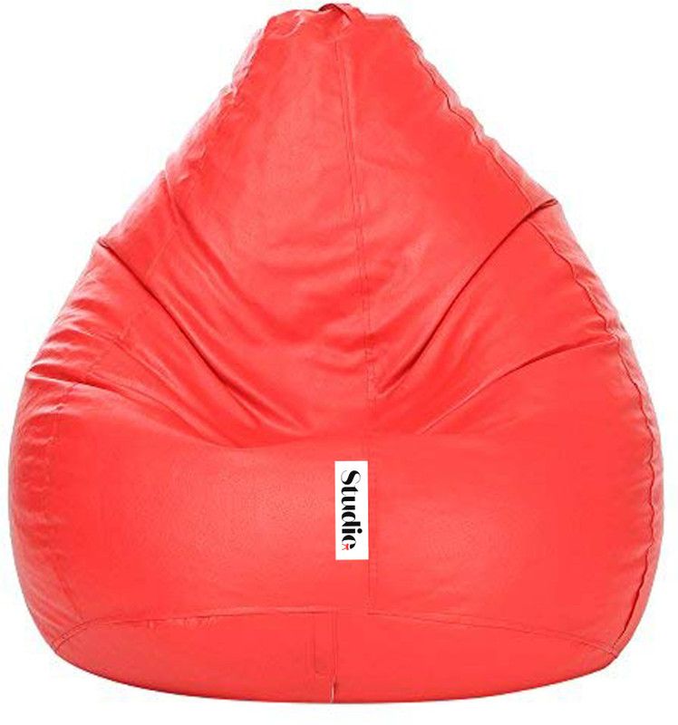 Flipkart Perfect Homes Studio XXXL Teardrop Bean Bag  (Red)