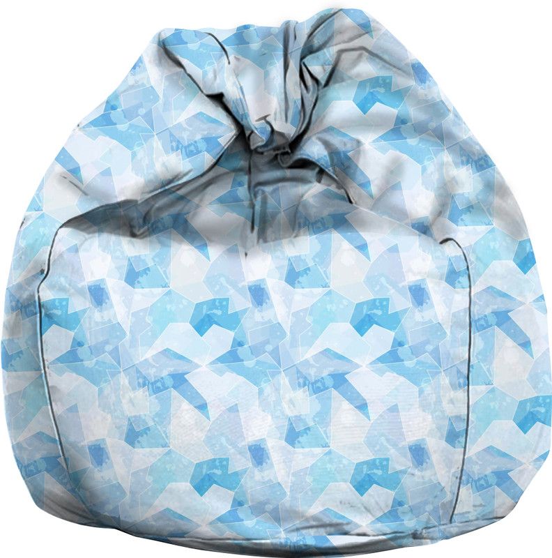 RADANYA XL Chair Bean Bag Cover (Without Beans)  (Blue)