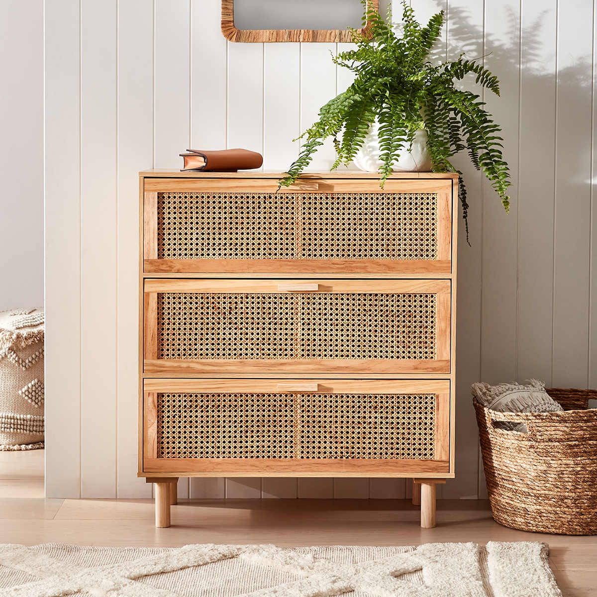 Rattan Chest of Drawers