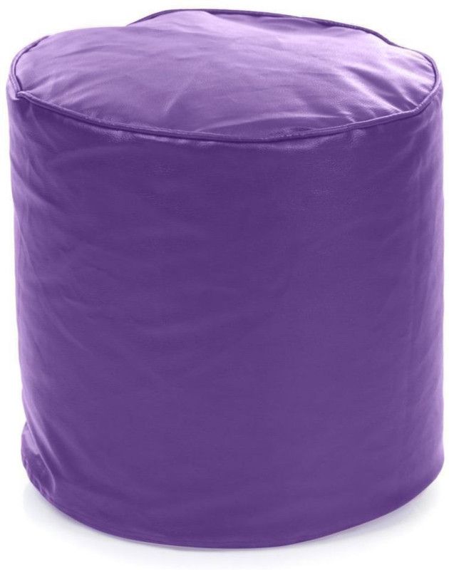 Relax Large Pouffe Bean Bag Cover (Without Beans)  (Purple)