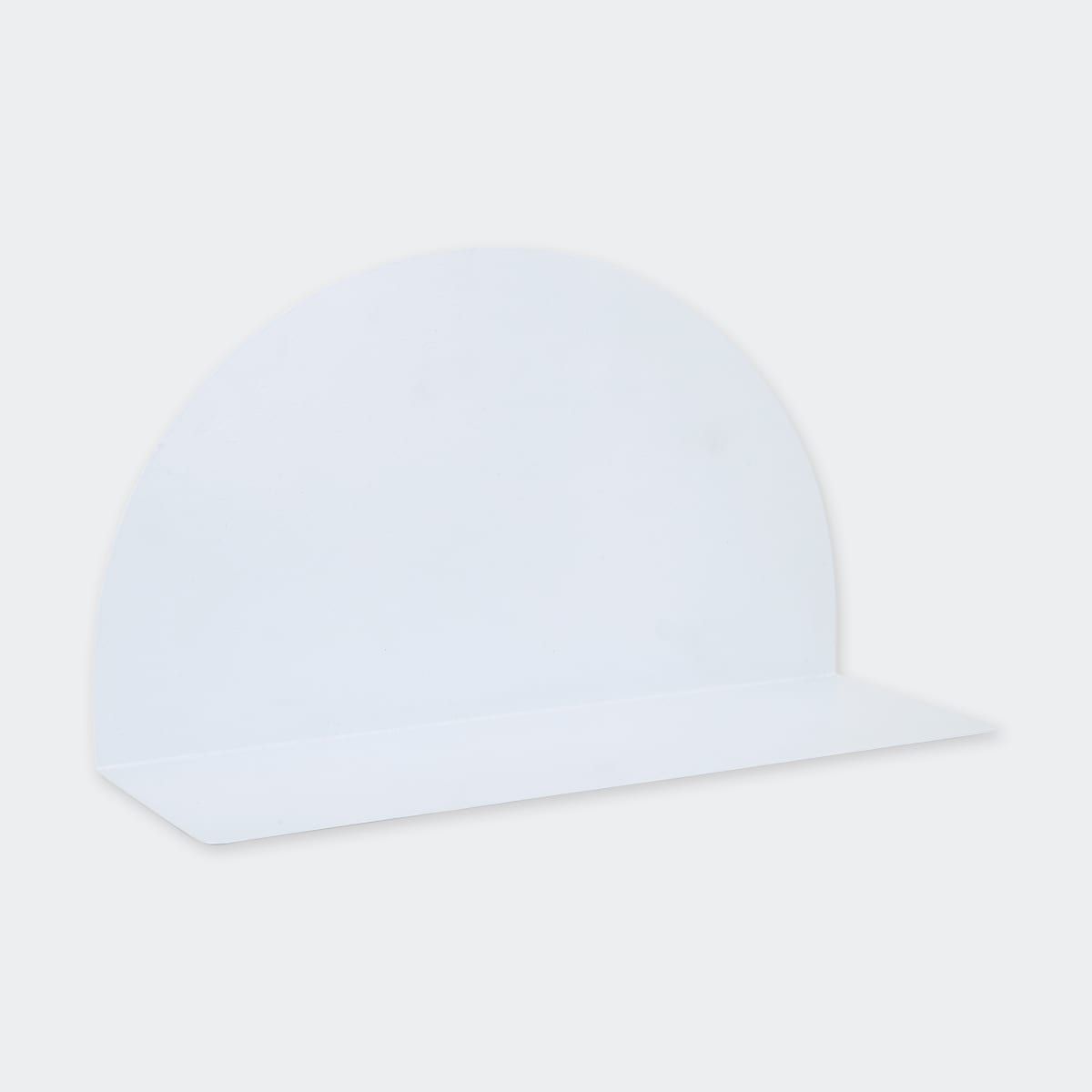 Metal Arch Shelf - White