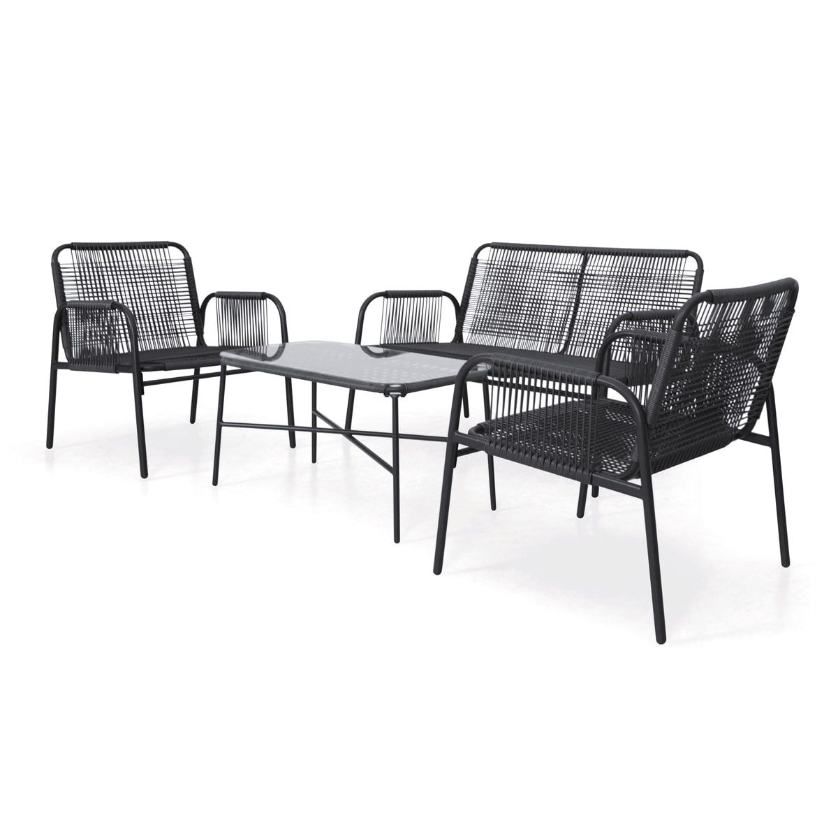 NYC 4 Piece Woven Lounge Set