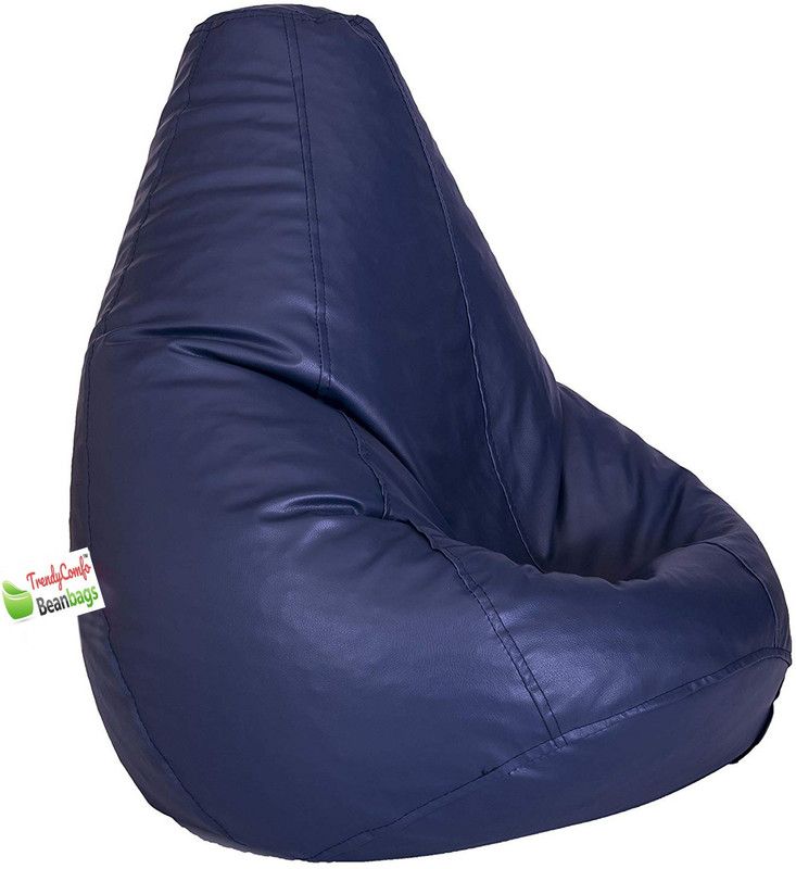 TrendyComfo XXXL Chair Bean Bag Cover (Without Beans)  (Blue)