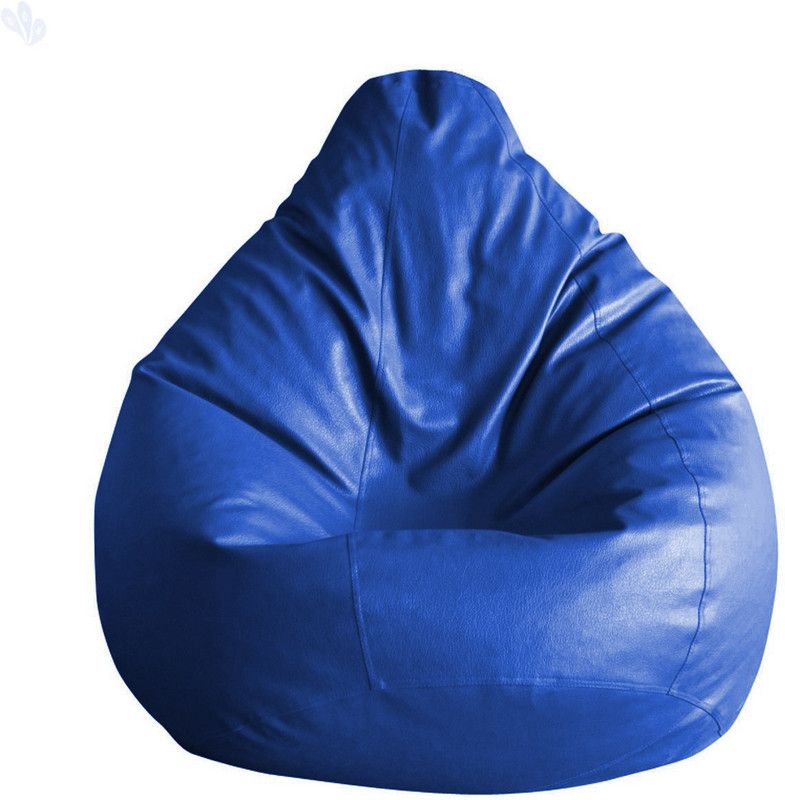 31st Street Large Tear Drop Bean Bag Cover (Without Beans)  (Blue)