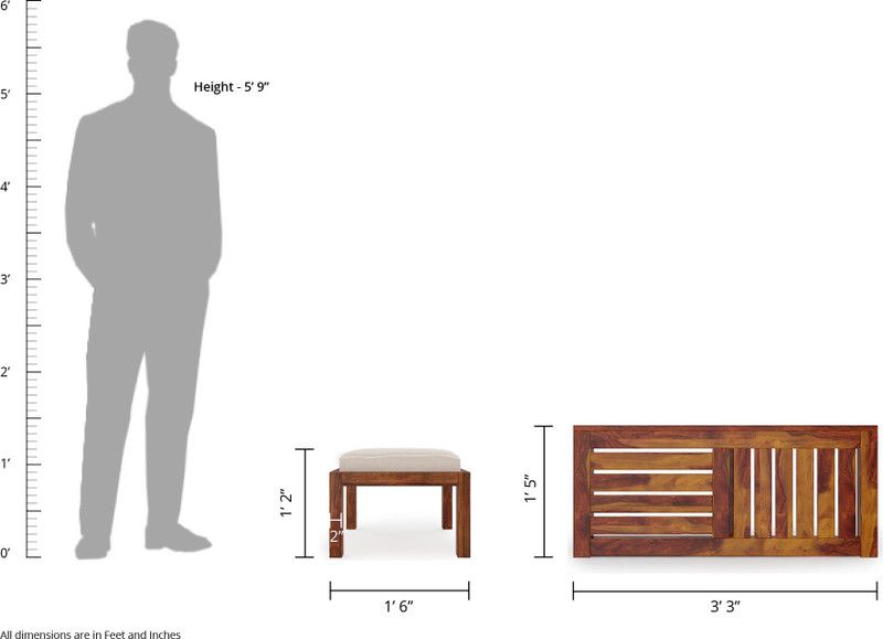 Home Edge Sheesham Wood Solid Wood Coffee Table  (Finish Color - Teak, DIY(Do-It-Yourself))