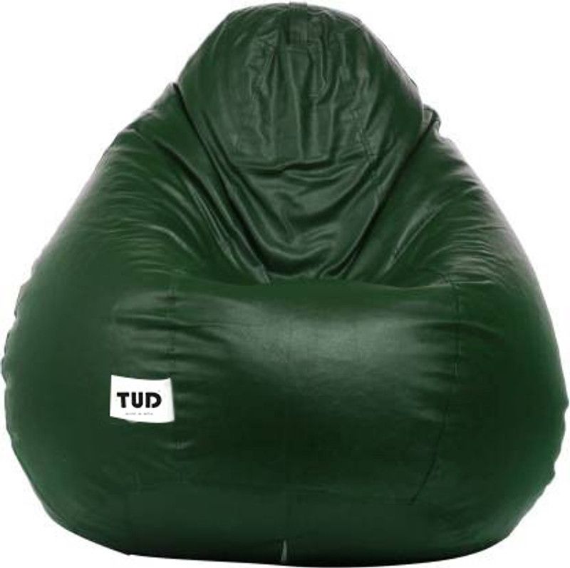 TUD XXXL Tear Drop Bean Bag Cover (Without Beans)  (Green)