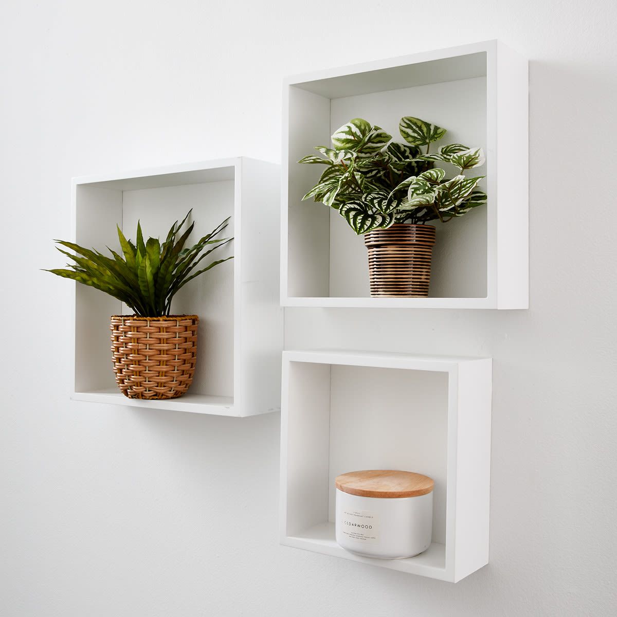 3 Cube Shelves