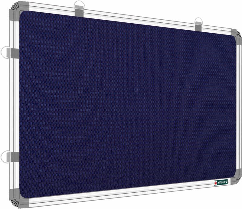 ShelfKing 3x4 Feet Premium Material Blue Notice Board/ Pin-up Board For Coaching Class Notice Board  (90 cm 120 cm)