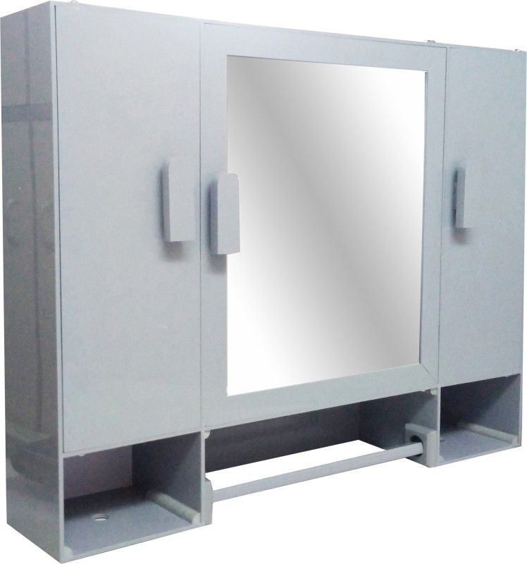 WINACO Monalisa Grey Bathroom Cabinet Fully Recessed Medicine Cabinet