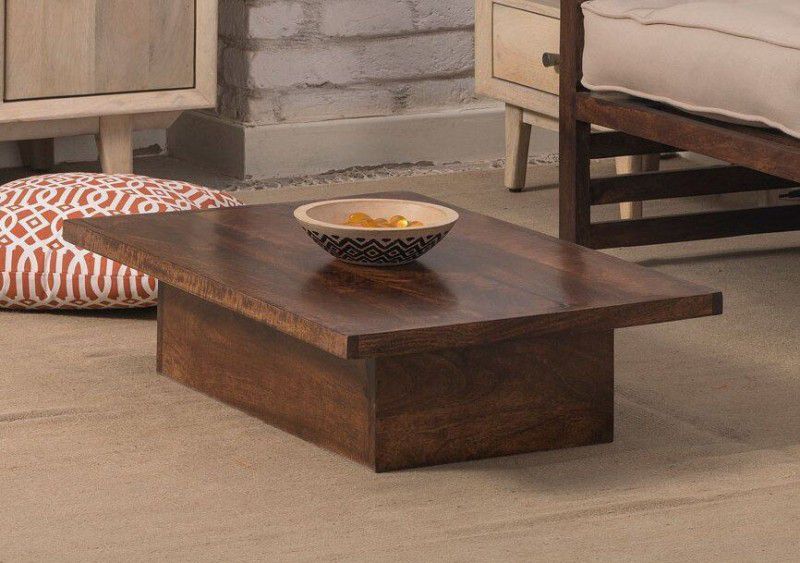 The Jaipur Living Tokyo Solid Wood Coffee Table  (Finish Color - Honey Brown, Pre-assembled)