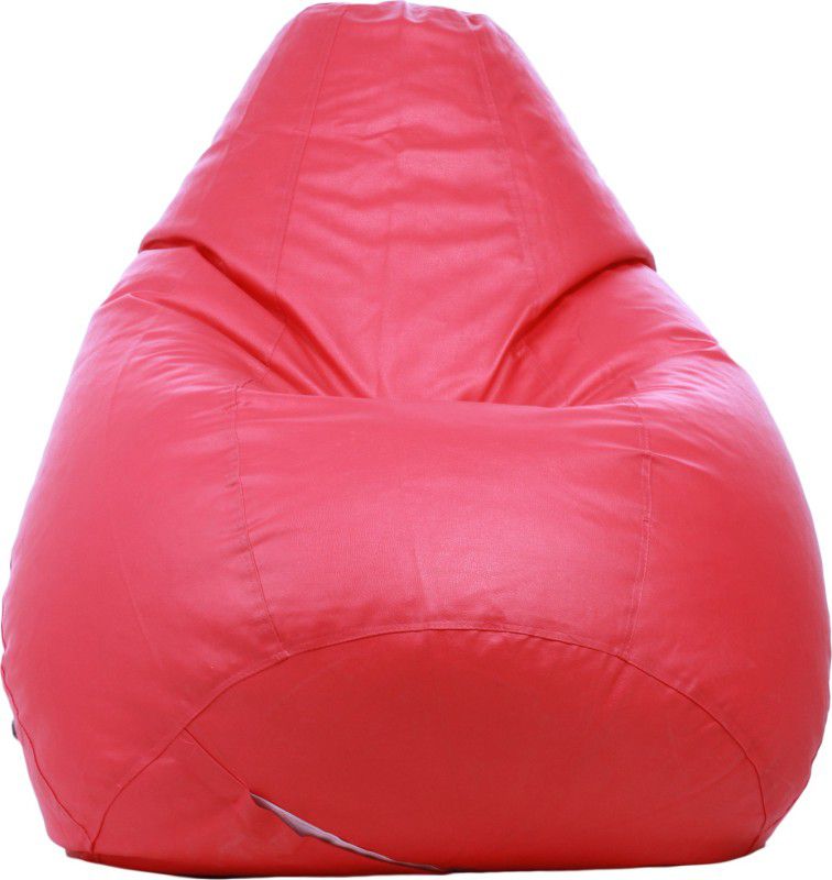 STAR XL Tear Drop Bean Bag Cover (Without Beans)  (Pink)