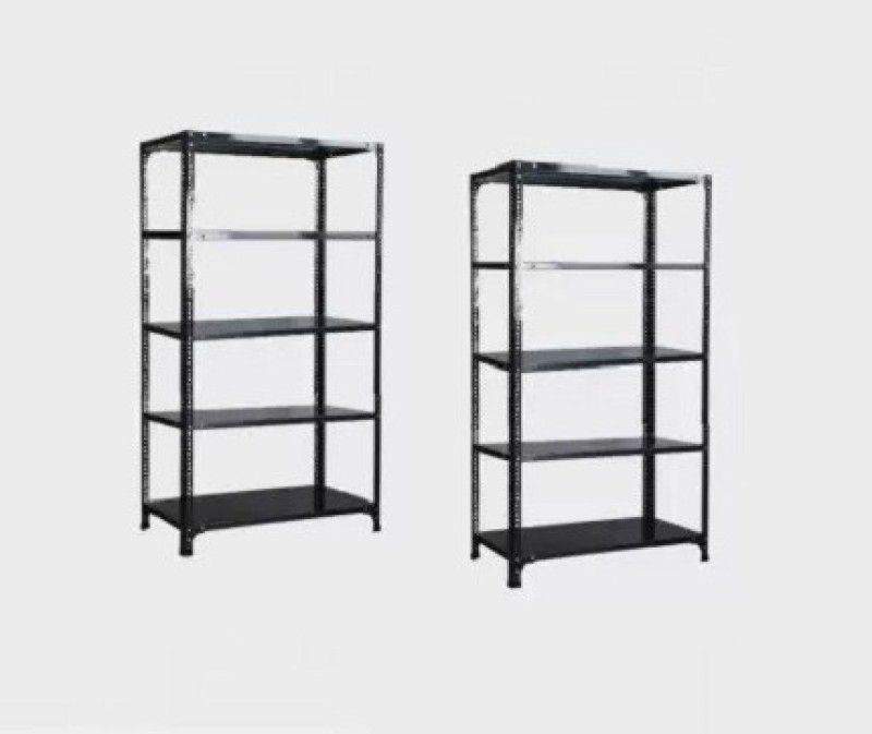 Spacious Heavy-Duty Rack with DA Panted colour Dimension size122448..5shv set of 2. Luggage Rack