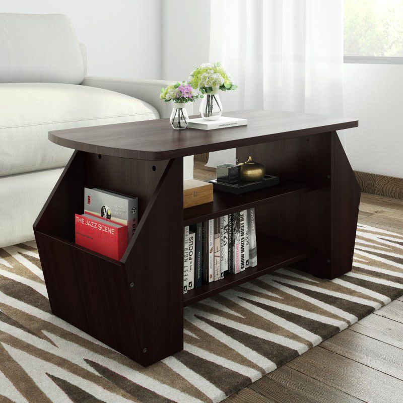 Valtos Engineered Wood Coffee Table  (Finish Color - Wenge, Knock Down)